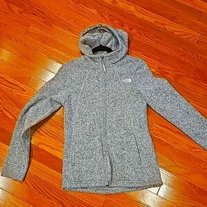 Northface sweater jacket with hood